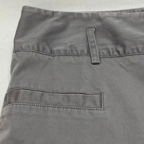 Lane Bryant Capri Pants Women's 16 Gray Cotton Stretch Comfort Casual Mid Rise - Picture 11 of 12
